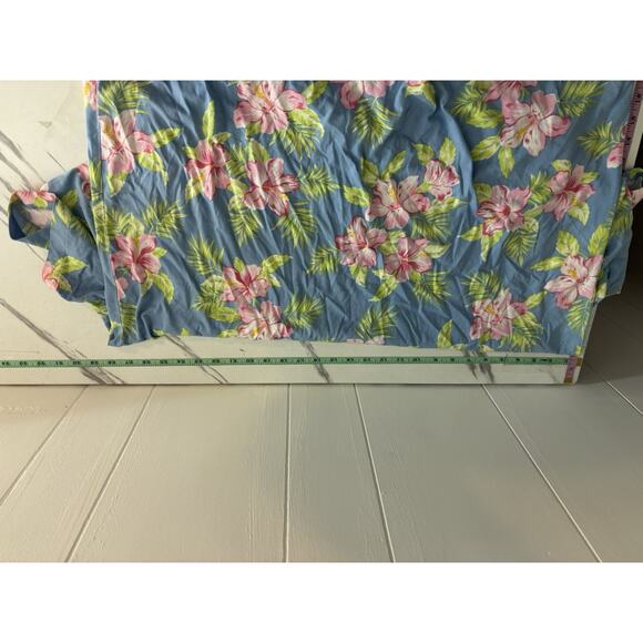 Auth POLO by RalphLauren Blue Light Green Multi Men's Polo Shirt XXL Beach - Picture 9 of 9